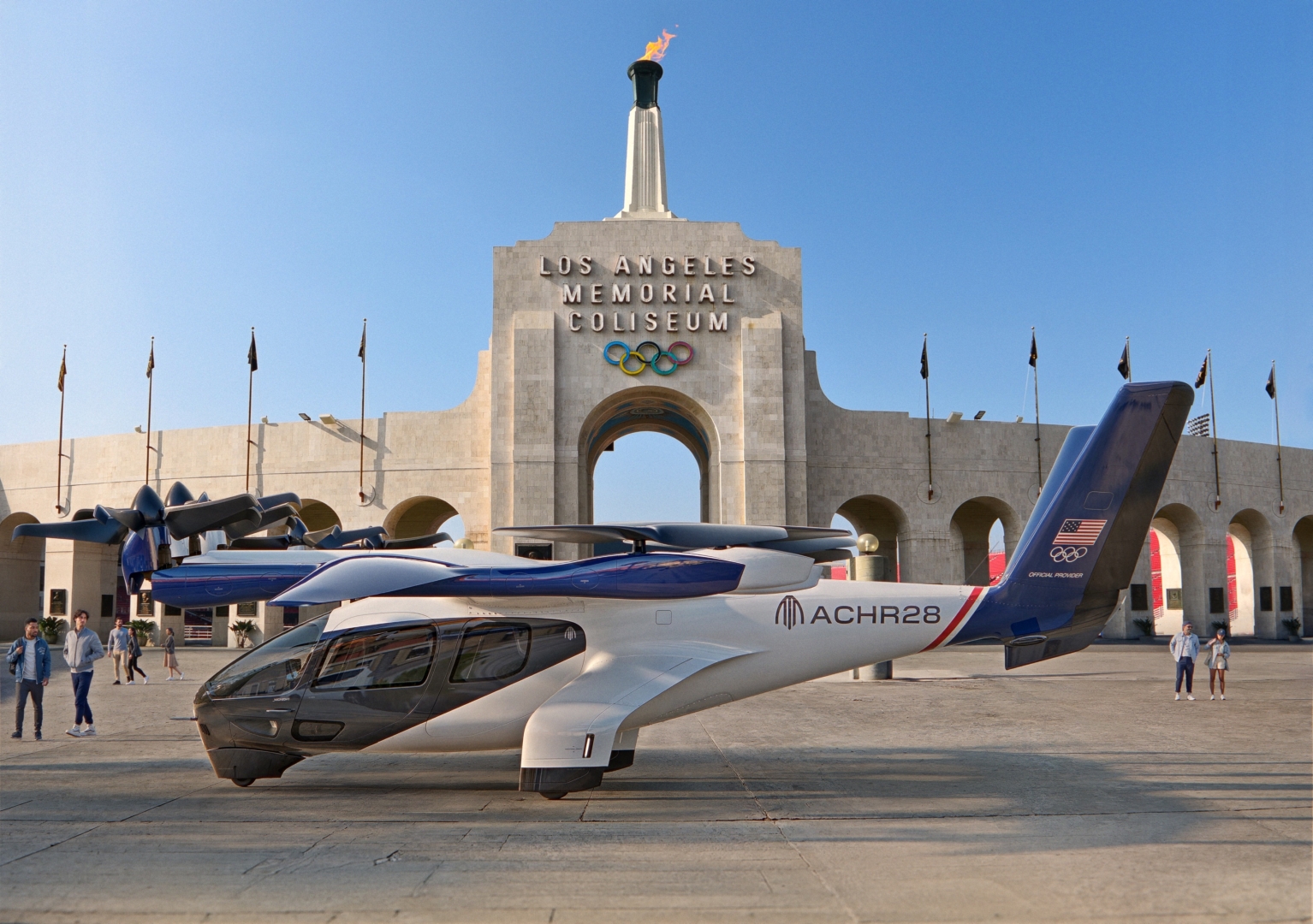 Archer sarà fornitore ufficiale di aerotaxi per i Giochi Olimpici di Los Angeles 2028