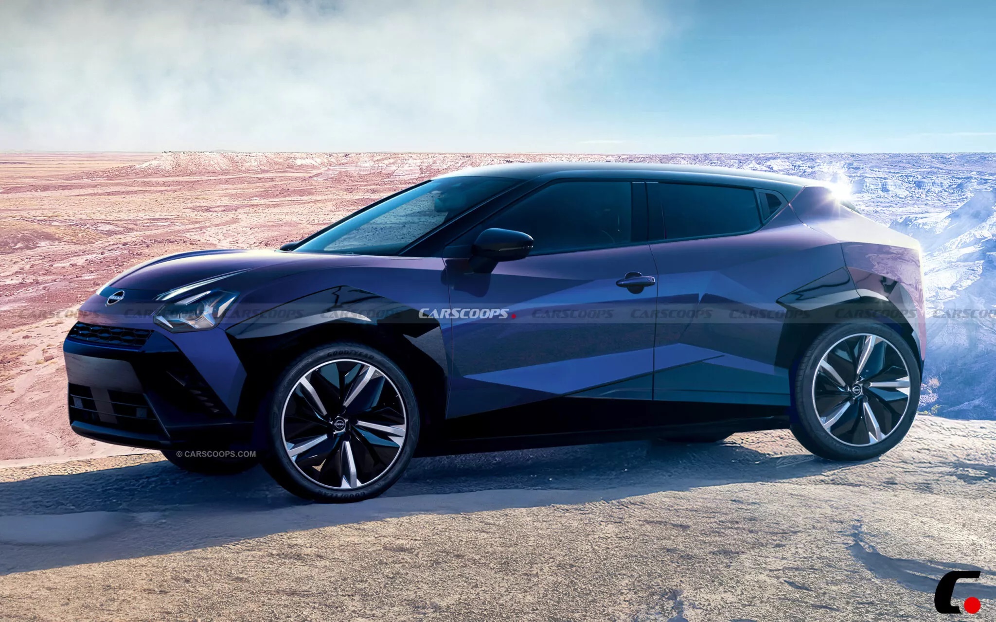 Nuova Nissan Juke, il crossover diventa 100% elettrico. C&#039;è chi se la immagina così