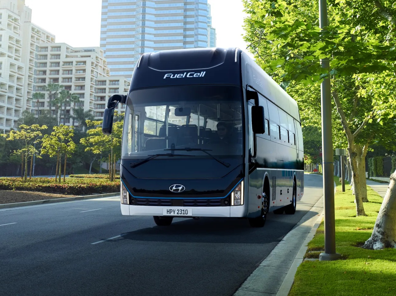 Hyundai ha concluso con successo i test in Arabia Saudita per il suo autobus a idrogeno
