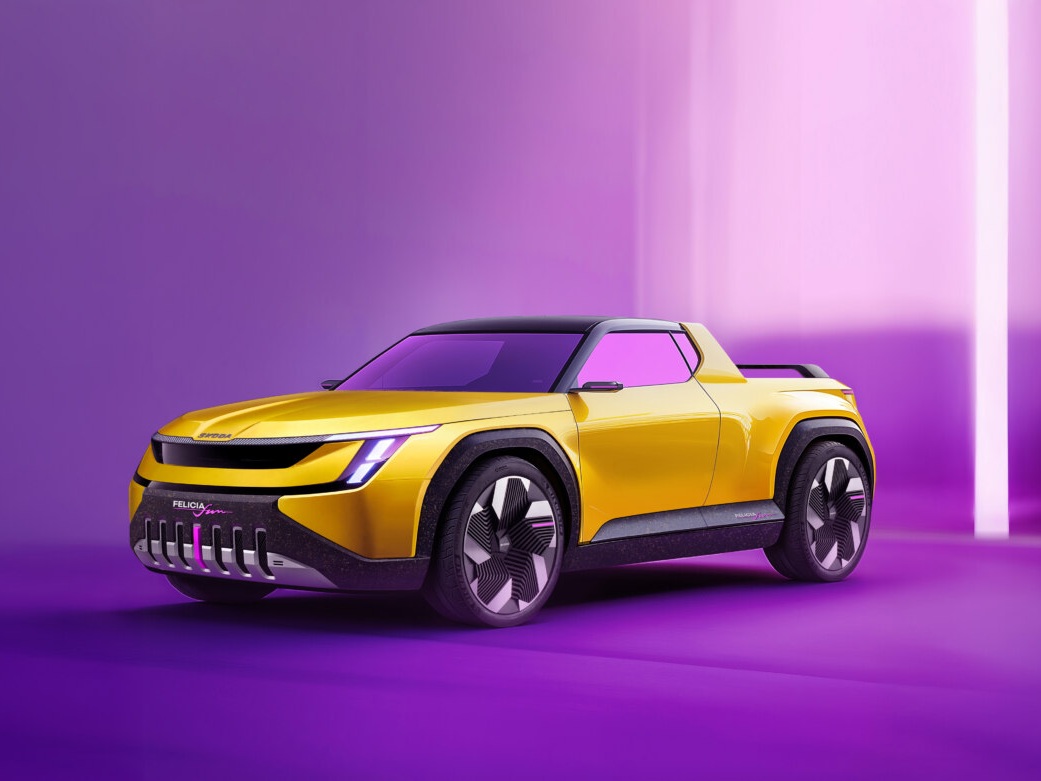 Skoda reinterpreta la Felicia Fun con l'intelligenza artificiale nel nuovo stile Modern Solid