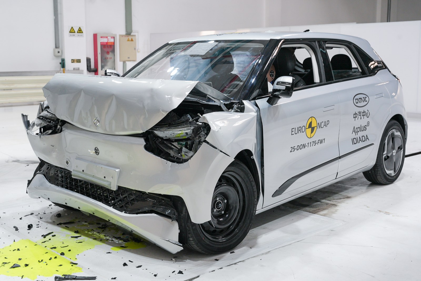 Dongfeng BOX, 3 stelle nei crash test Euro NCAP: