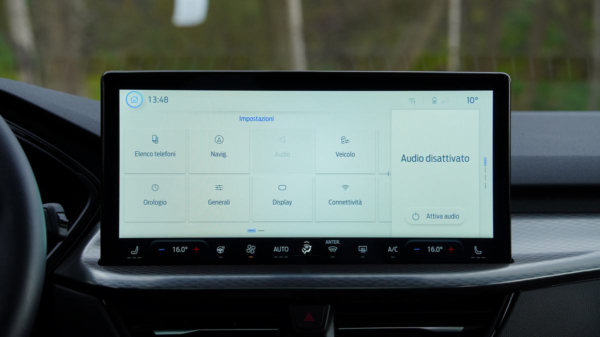 Infotainment con SYNC 4 Ford