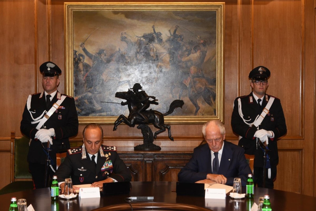 Carabinieri e Pirelli, accordo storico